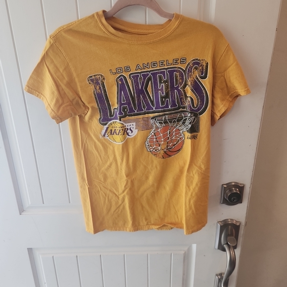 Los Angeles Lakers Yellow Short Sleeve Tee